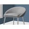 Monarch Specialties Bar Stool, Set Of 2, Counter Height, Kitchen, Metal, Fabric, Grey, Chrome, Contemporary, Modern I 2298 - alternate 3